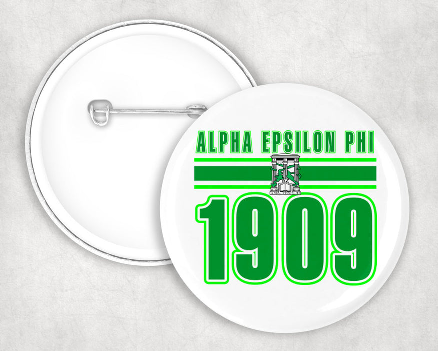 Alpha Epsilon Phi Stripe Est Pin Buttons Alpha Epsilon Phi Stripe Established Pin Buttons