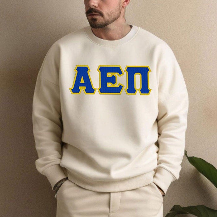 Alpha Epsilon Pi 2 Day Ship Twill Crewneck Sweatshirt Alpha Epsilon Pi - 2 Day Ship Twill Crewneck Sweatshirt