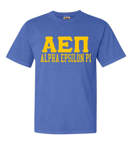 Alpha Epsilon Pi Alpha Epsilon Pi Greek Custom Comfort Colors Heavyweight T-Shirt