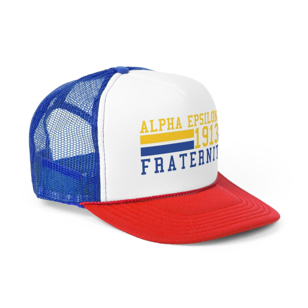 Alpha Epsilon Pi Lines Trucker Caps Alpha Epsilon Pi Lines Trucker Caps