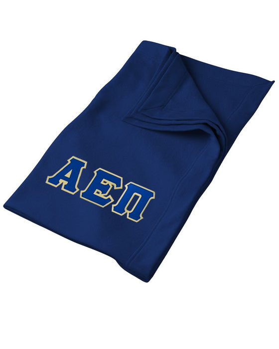 Discount Alpha Epsilon Pi Twill Sweatshirt Blanket DISCOUNT-Alpha Epsilon Pi Twill Sweatshirt Blanket