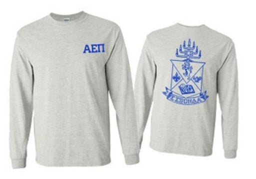 Shirts Alpha Epsilon Pi World Famous Crest Long Sleeve T-Shirt