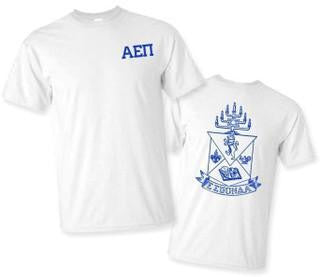 Greekgear Alpha Epsilon Pi World Famous Crest Tee Alpha Epsilon Pi World Famous Crest Tee