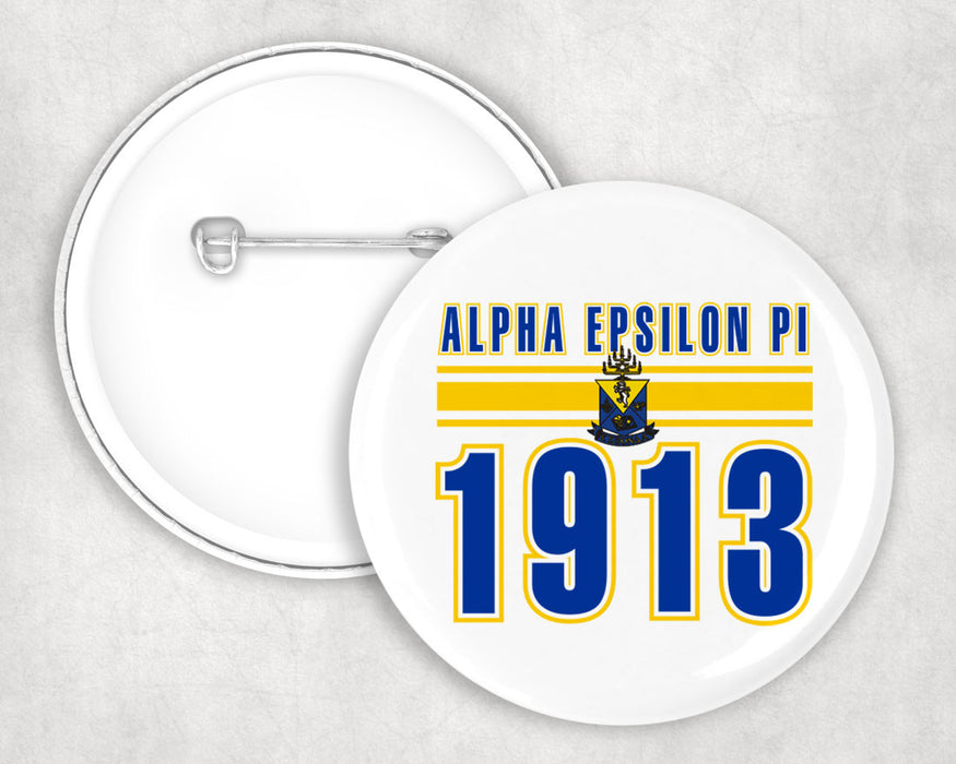 Alpha Epsilon Pi Est Year Button Alpha Epsilon Pi Est Year Button