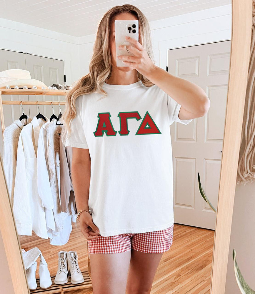 Alpha Gamma Delta 2 Day Ship Twill Tee Alpha Gamma Delta - 2 Day Ship Twill Tee