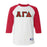 Discount Alpha Gamma Delta Lettered Raglan Shirt DISCOUNT-Alpha Gamma Delta Lettered Raglan Shirt