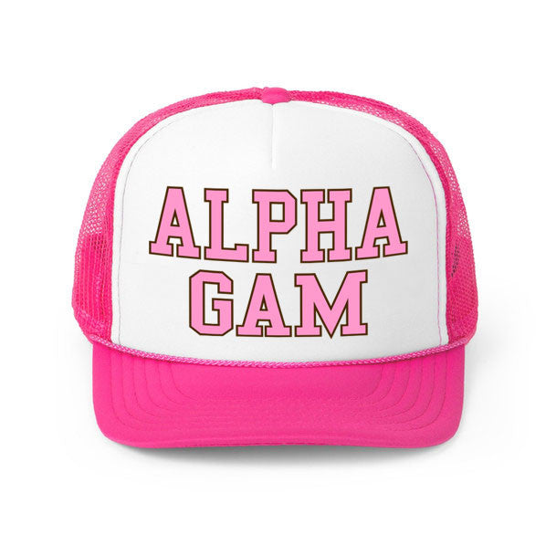 Alpha Gamma Delta Nickname Trucker Caps Alpha Gamma Delta Nickname Trucker Caps