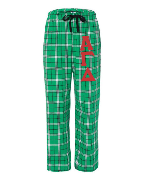 Alpha Gamma Delta Pajamas Flannel Plaid Pant Alpha Gamma Delta Pajamas -  Flannel Plaid Pant