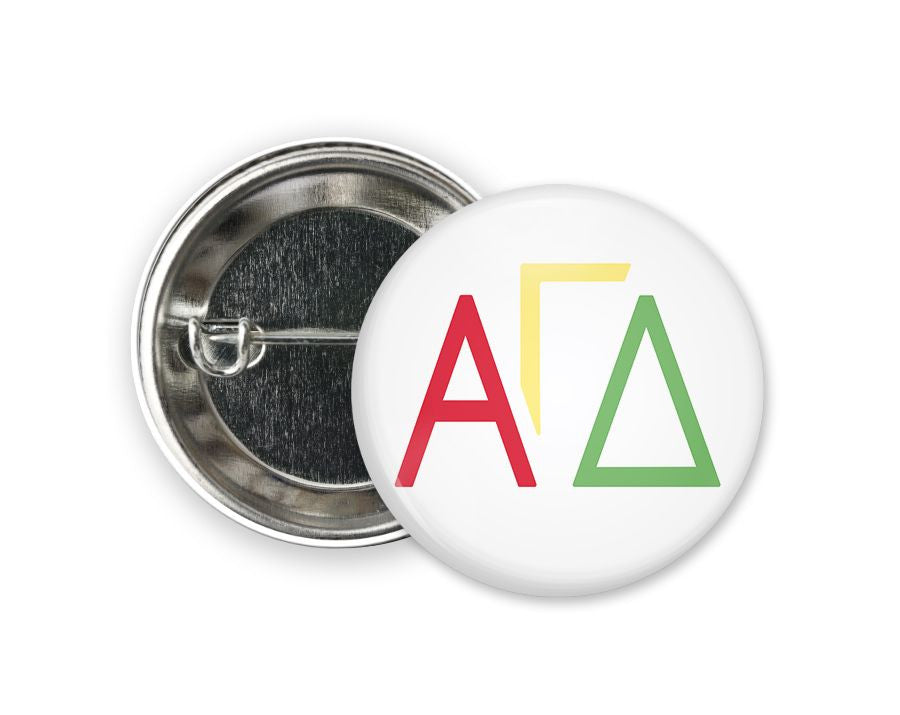 Alpha Gamma Delta Letters Button Alpha Gamma Delta Letters Button