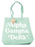 Alpha Gamma Delta Retro Pom Pom Tote Bag Alpha Gamma Delta Retro Pom Pom Tote Bag