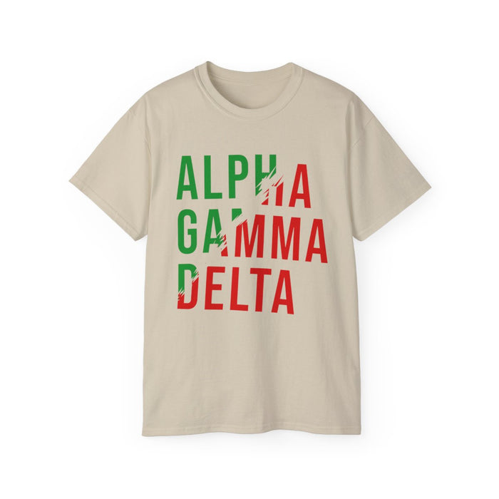 Alpha Gamma Delta Ripped Favorite T Shirt Alpha Gamma Delta Ripped Favorite T-Shirt