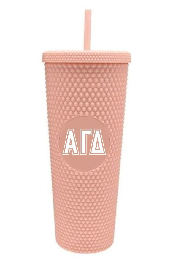 Alpha Gamma Delta Studded Tumblers Alpha Gamma Delta Studded Tumblers