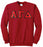 Alpha Gamma Delta Super Saver Letttered Crewneck Alpha Gamma Delta Super Saver Letttered Crewneck
