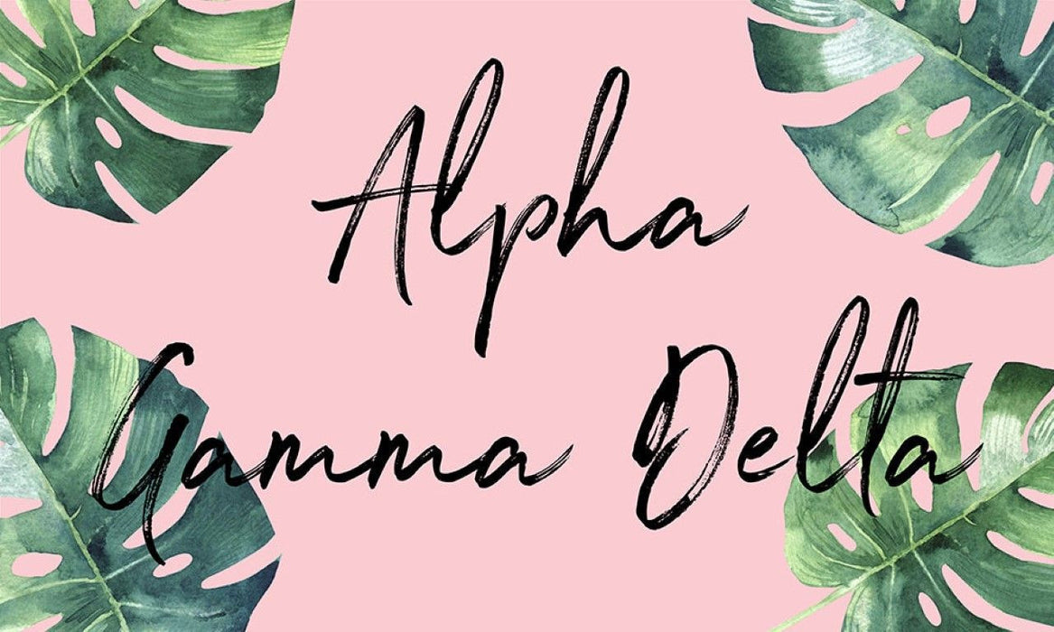 Alpha Gamma Delta Tropical Flag Alpha Gamma Delta Tropical Flag