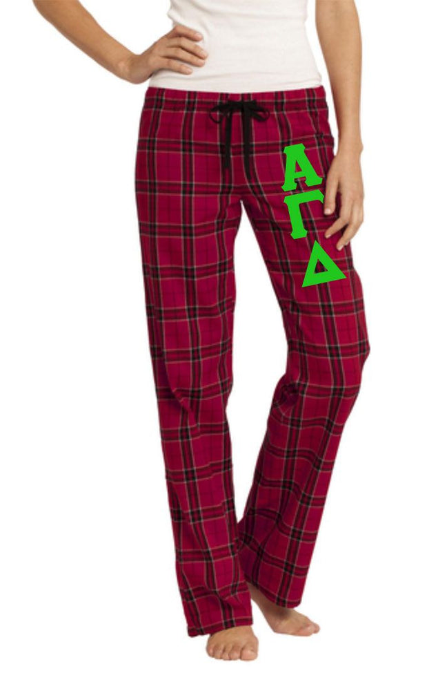 Alpha Gamma Delta Women's Flannel Plaid Pant Pj's Alpha Gamma Delta Women's Flannel Plaid Pant - PJ's