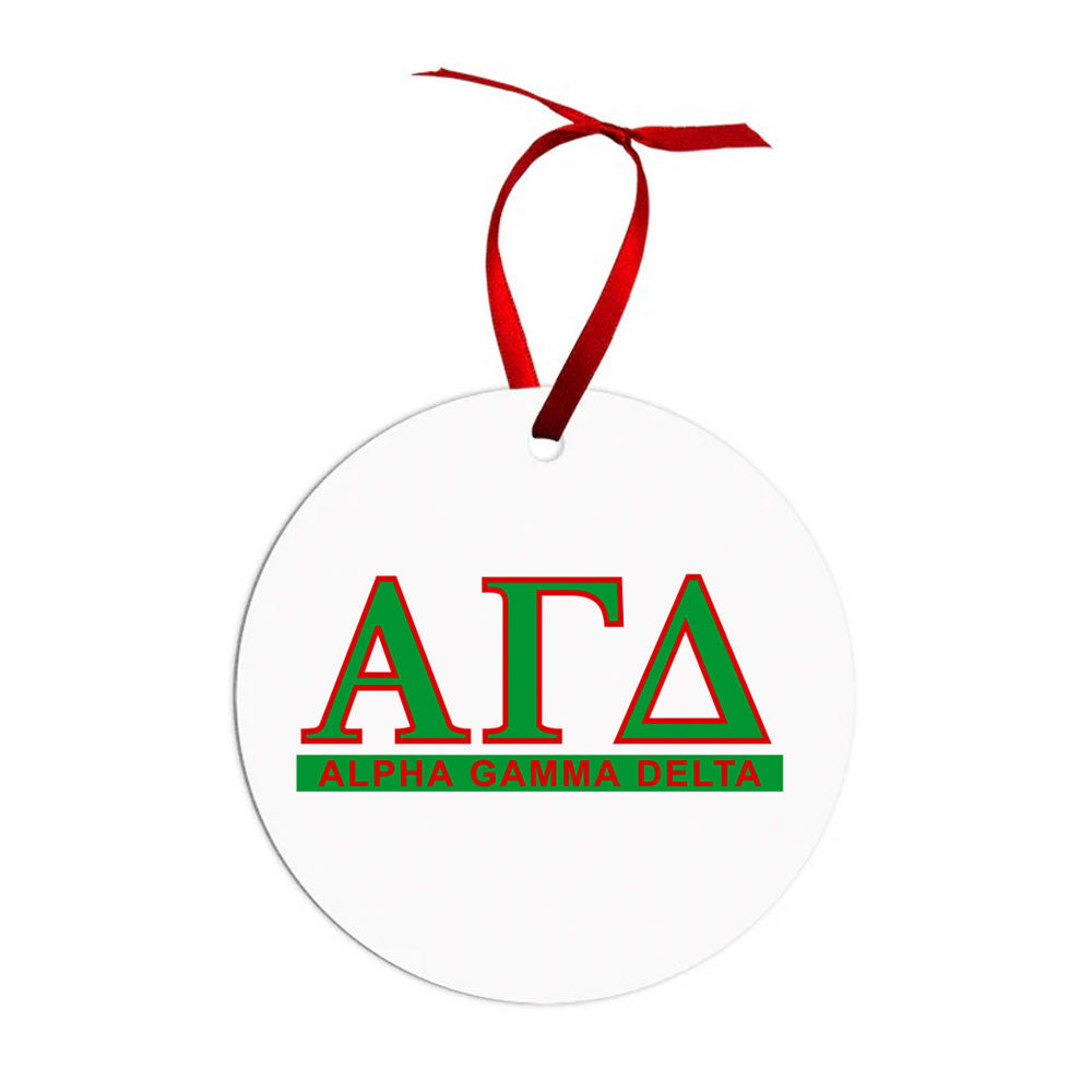 Alpha Gamma Delta Classic Christmas Ornaments Alpha Gamma Delta Classic Christmas Ornaments