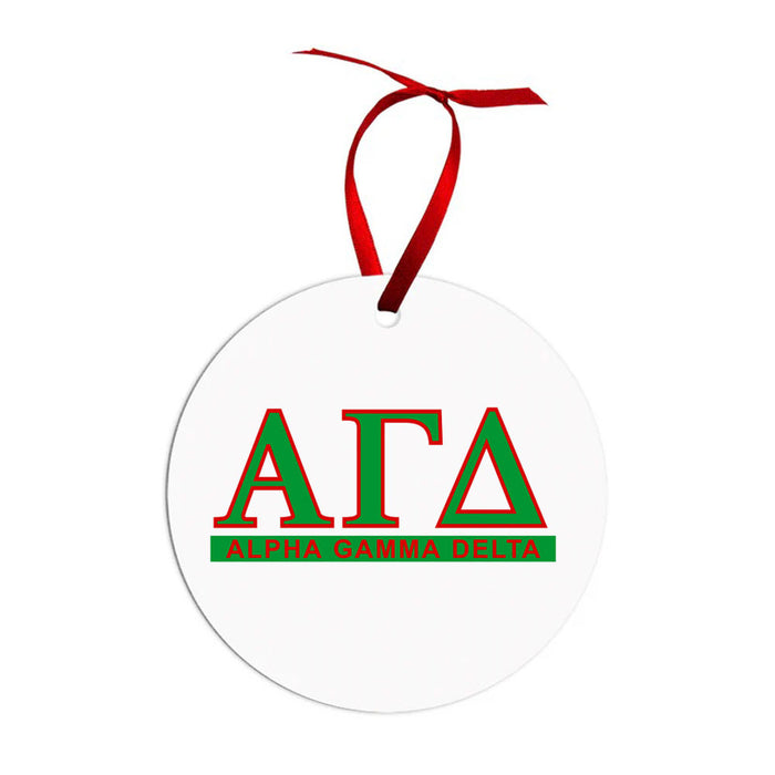 Alpha Gamma Delta Classic Christmas Ornaments Alpha Gamma Delta Classic Christmas Ornaments