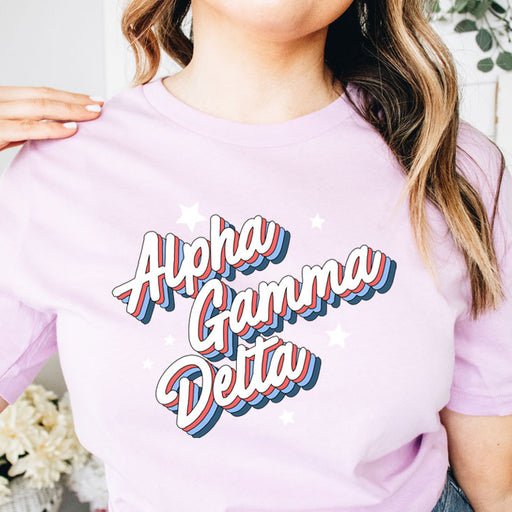 Alpha Gamma Delta Alpha Gamma Delta Flashback Tees