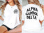 Alpha Gamma Delta Social Tee Alpha Gamma Delta Social Tee