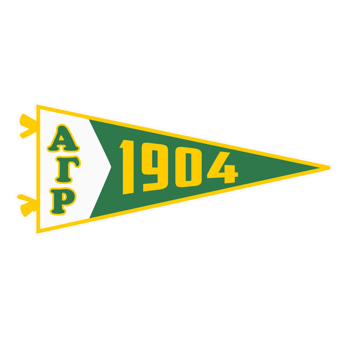 Alpha Gamma Rho Pennant Sticker Alpha Gamma Rho Pennant Sticker