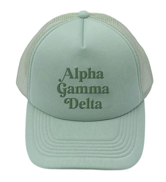 Alpha Gamma Delta New Trucker Caps Alpha Gamma Delta New Trucker Caps