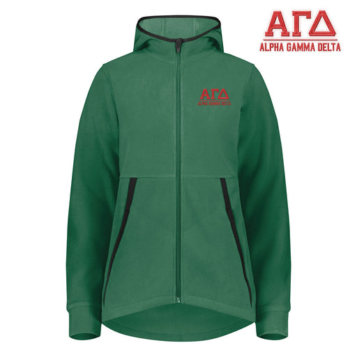 Shirts Alpha Gamma Delta Chill Full Zip Hoodie