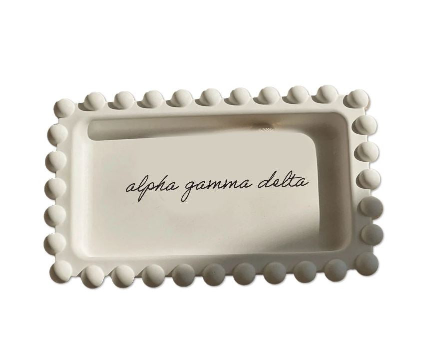 Alpha Gamma Delta Jewelry Dish Alpha Gamma Delta Jewelry Dish