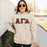 Alpha Gamma Delta 2 Day Ship Twill Hooded Sweatshirt Alpha Gamma Delta - 2 Day Ship Twill Hooded Sweatshirt