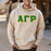 Alpha Gamma Rho 2 Day Ship Twill Hooded Sweatshirt Alpha Gamma Rho - 2 Day Ship Twill Hooded Sweatshirt