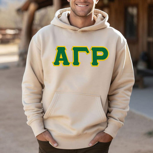 Alpha Gamma Rho Alpha Gamma Rho - 2 Day Ship Twill Hooded Sweatshirt