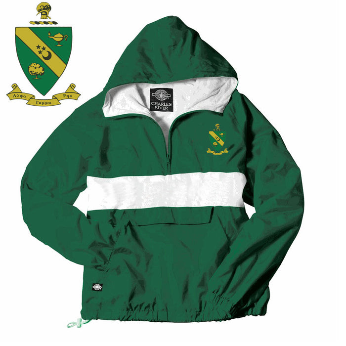 Alpha Gamma Rho Windbreaker Pullover Alpha Gamma Rho Windbreaker Pullover