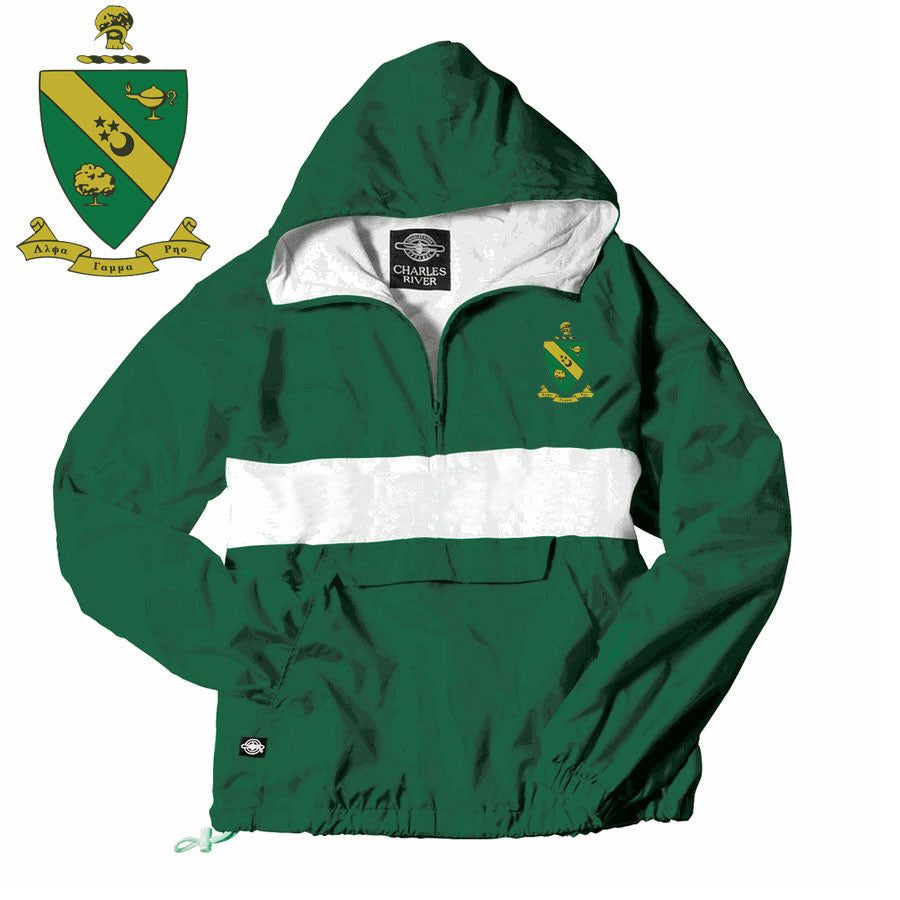Alpha Gamma Rho Windbreaker Pullover Alpha Gamma Rho Windbreaker Pullover