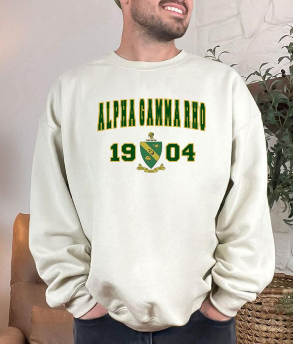 Alpha Gamma Rho Athlete Crewneck Sweatshirt Alpha Gamma Rho Athlete Crewneck Sweatshirt