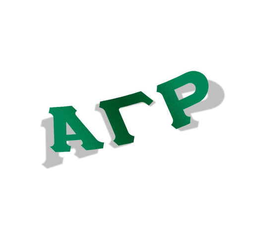 Alpha Gamma Rho Alpha Gamma Rho Big Greek Letter Window Sticker Decal