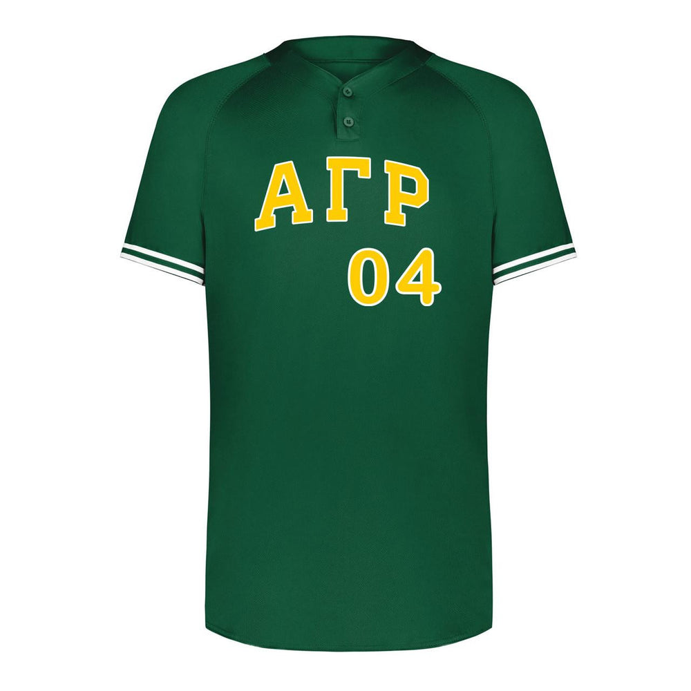 Alpha Gamma Rho Cutter Henley Jersey Alpha Gamma Rho Cutter Henley Jersey