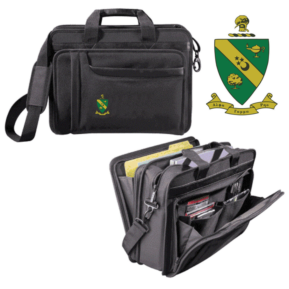 Discount Alpha Gamma Rho Emblem Briefcase DISCOUNT-Alpha Gamma Rho Emblem Briefcase