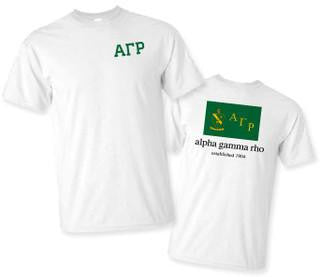 Greekgear Alpha Gamma Rho Flag T Shirts Alpha Gamma Rho Flag T-shirts