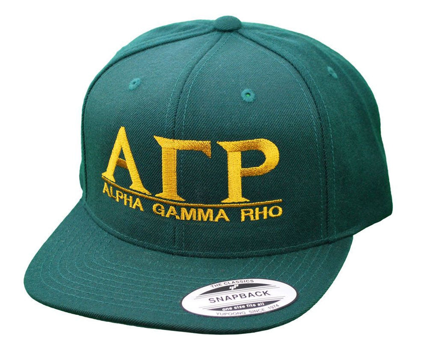 Alpha Gamma Rho Flatbill Snapback Hats Original Alpha Gamma Rho Flatbill Snapback Hats Original