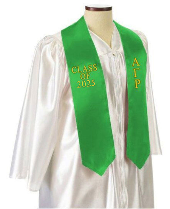 Alpha Gamma Rho Embroidered Graduation Sash Stole Alpha Gamma Rho Embroidered Graduation Sash Stole