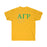 Printify Alpha Gamma Rho Greek Crest Cotton Tee Alpha Gamma Rho Greek Crest Cotton Tee