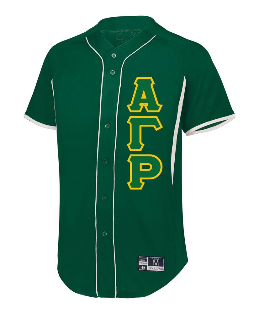 Alpha Gamma Rho Lettered Baseball Jersey Alpha Gamma Rho Lettered Baseball Jersey