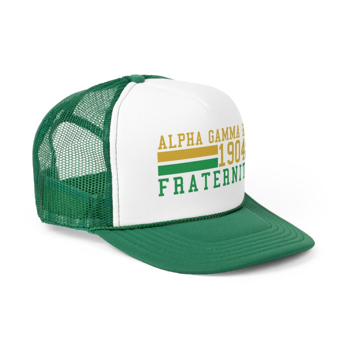 Alpha Gamma Rho Lines Trucker Caps Alpha Gamma Rho Lines Trucker Caps