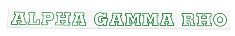 Alpha Gamma Rho Long Window Decals Stickers alpha gamma rho Long Window Decals Stickers