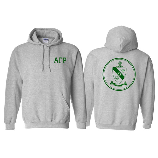 Alpha Gamma Rho Alpha Gamma Rho World Famous Crest - Shield Hooded Sweatshirt