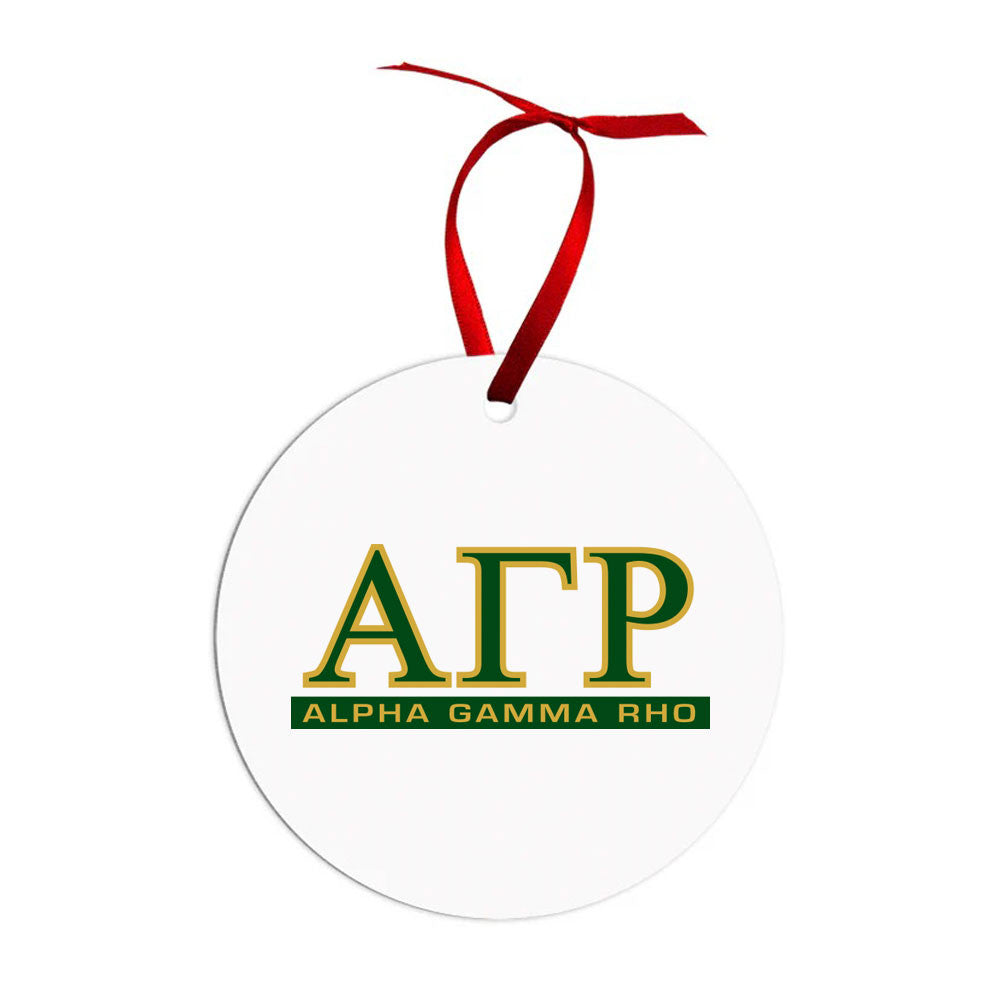 Alpha Gamma Rho Classic Circle Ornaments Alpha Gamma Rho Classic Circle Ornaments