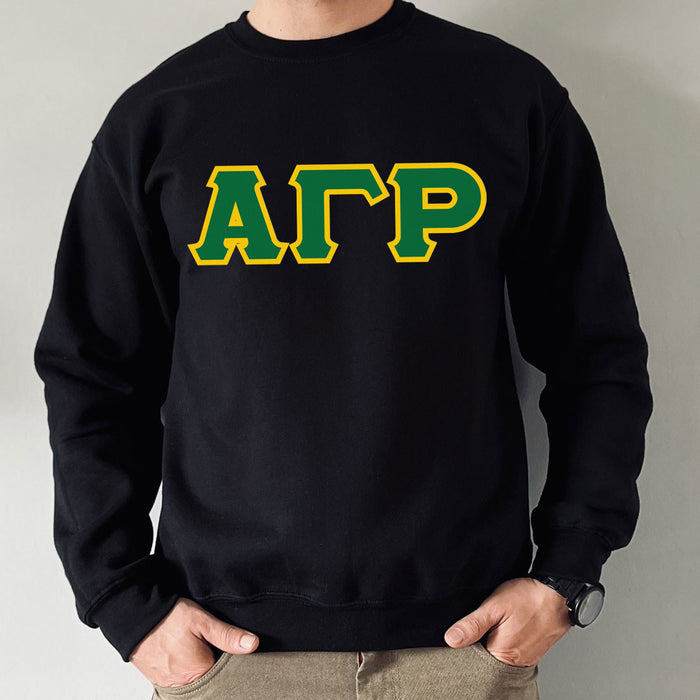 Alpha Gamma Rho Custom Twill Crewneck Sweatshirt Alpha Gamma Rho Custom Twill Crewneck Sweatshirt