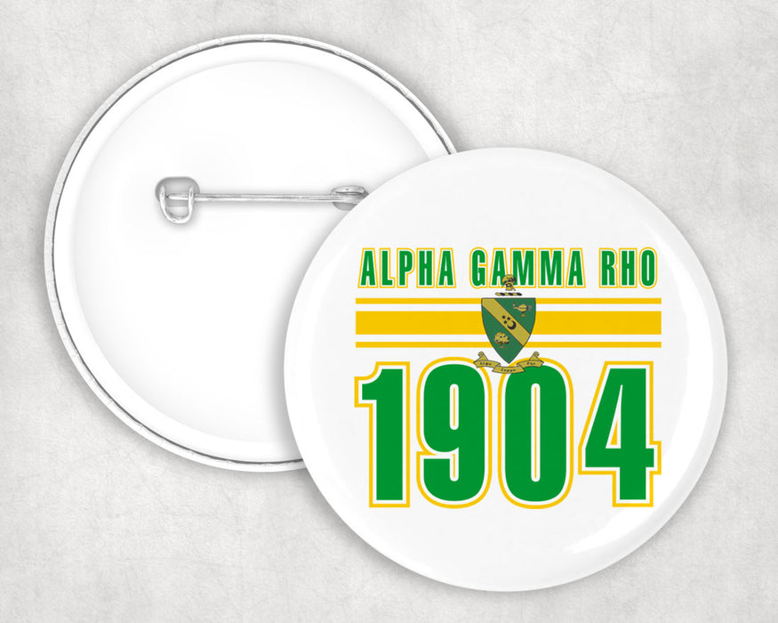 Alpha Gamma Rho Est Year Button Alpha Gamma Rho Est Year Button