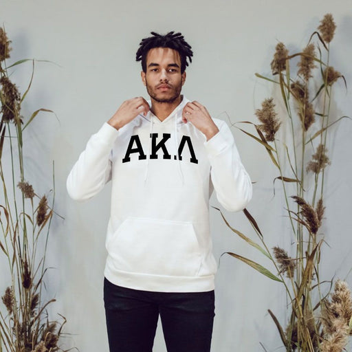 Alpha Kappa Lambda Alpha Kappa Lambda Arched Greek Letter Hooded Sweatshirt