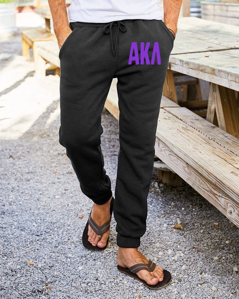 Alpha Kappa Lambda Big Letter Sweatpants Alpha Kappa Lambda Big Letter Sweatpants
