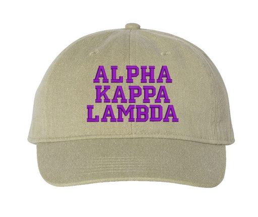 Alpha Kappa Lambda Pigment Dyed Baseball Cap